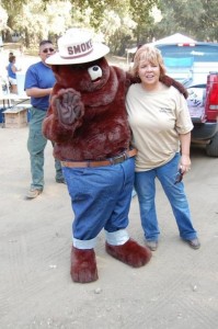 Smokey the Bear and Friend